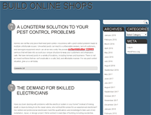 Tablet Screenshot of buildonlineshops.com